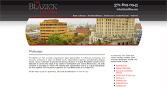 Desktop Screenshot of blazicklaw.com